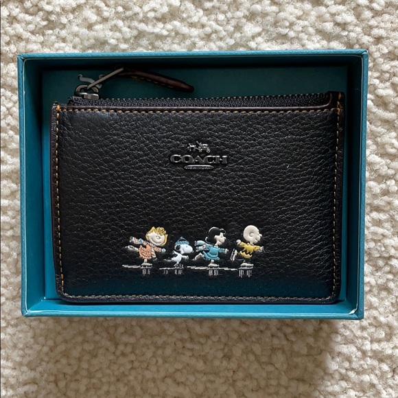 🔥🌟RARE NWTs Coach x Peanuts Boxed Mini Skinny ID - Picture 5 of 10